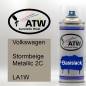 Preview: Volkswagen, Stormbeige Metallic 2C, LA1W: 400ml Sprühdose, von ATW Autoteile West.